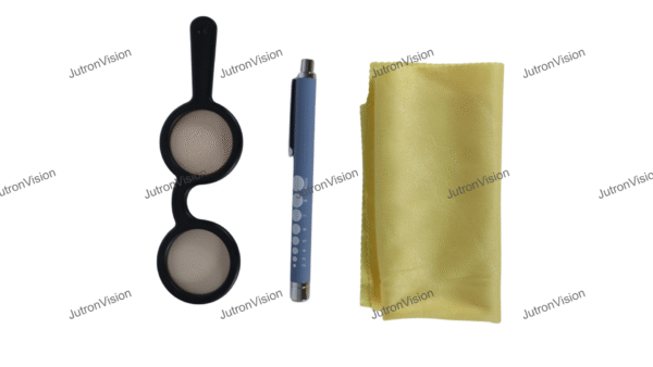 Handheld Bagolini Striated Lens Set with Penlight