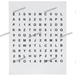 Z Axis Accommodative Rock Chart Set Paper Distance Chart