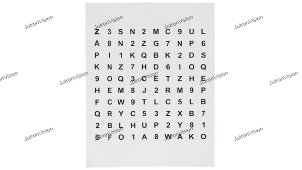 Z Axis Accommodative Rock Chart Set Paper Distance Chart