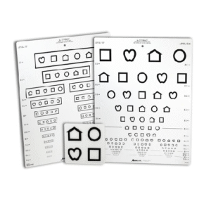 257000 Lea Symbols 15 Line Pediatric Eye Chart
