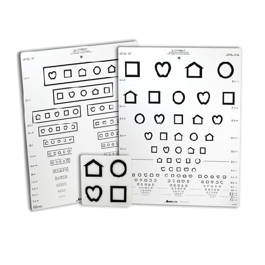 257000 Lea Symbols 15 Line Pediatric Eye Chart