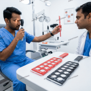 Retinoscopy Lens Rack