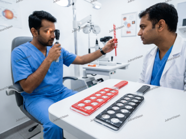 Retinoscopy Lens Rack